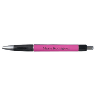 Stylo Les rayures de la marine rose