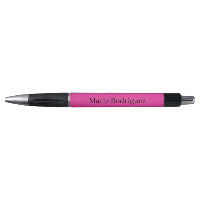 Stylo Les rayures de la marine rose (Devant)