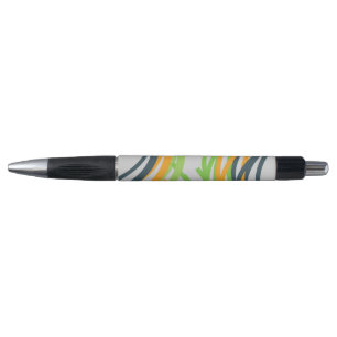 Stylo Lignes rétro aléatoires