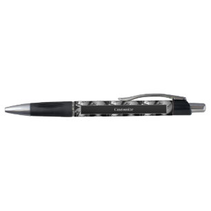 Stylo Livre d'argent et plume promotionnelle