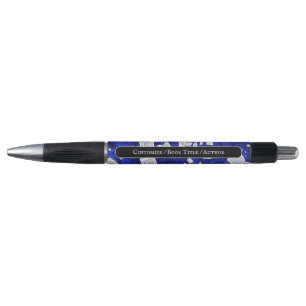 Stylo Livres Bleus Fond Promotionnel