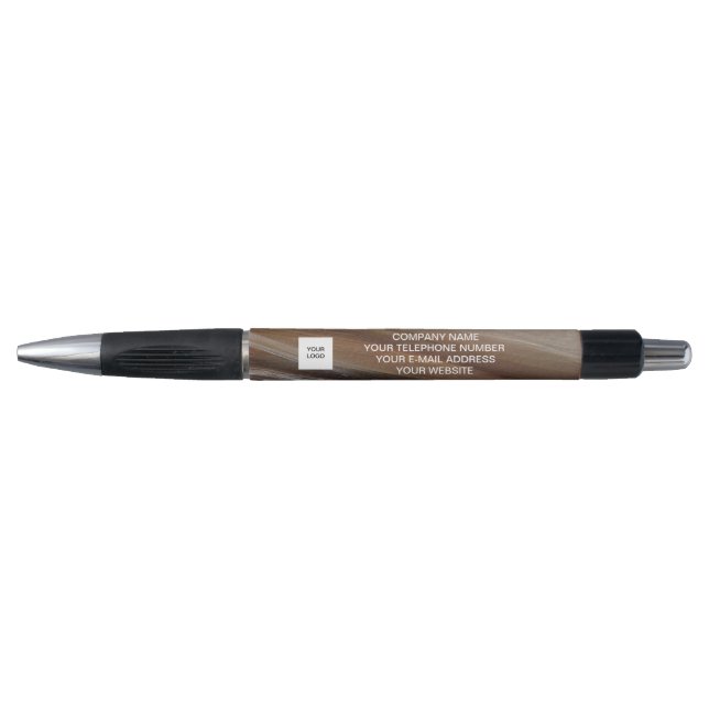 Stylo Logo Brown Entreprise Entreprise simple (Devant)
