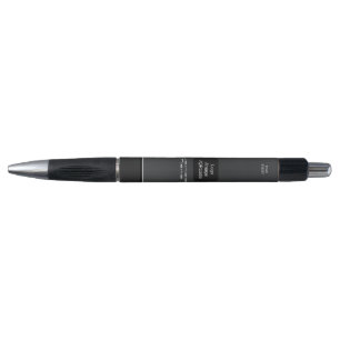 Stylo Logo d'entreprise moderne chic noir