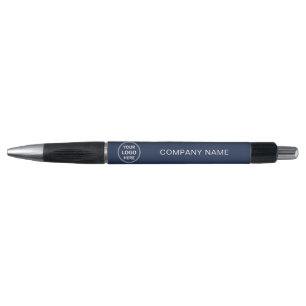 Stylo Logo d'entreprise personnalisé Marine bleue