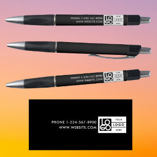 Stylo Logo d'entreprise simple avec texte personnalisé n