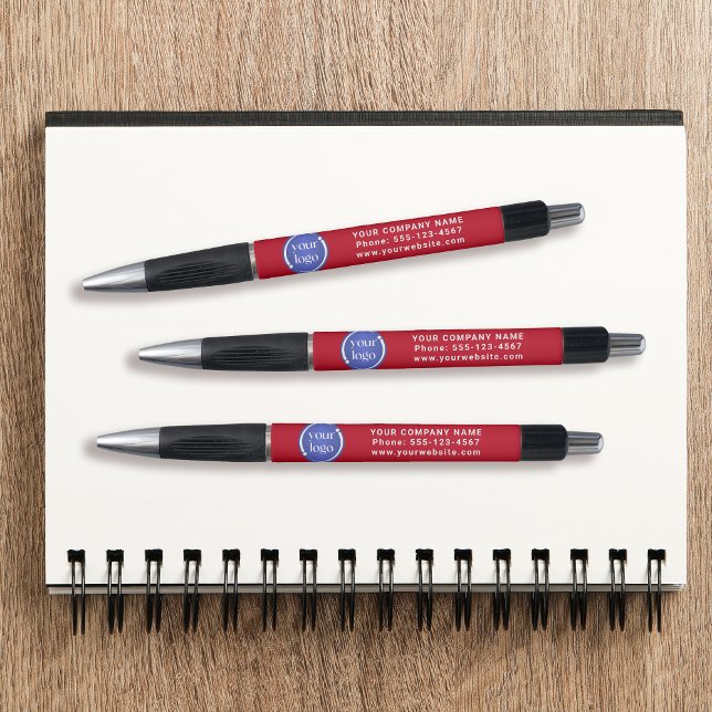 Stylo Logo et Texte Professionnels Simples et Modernes (Créateur téléchargé)