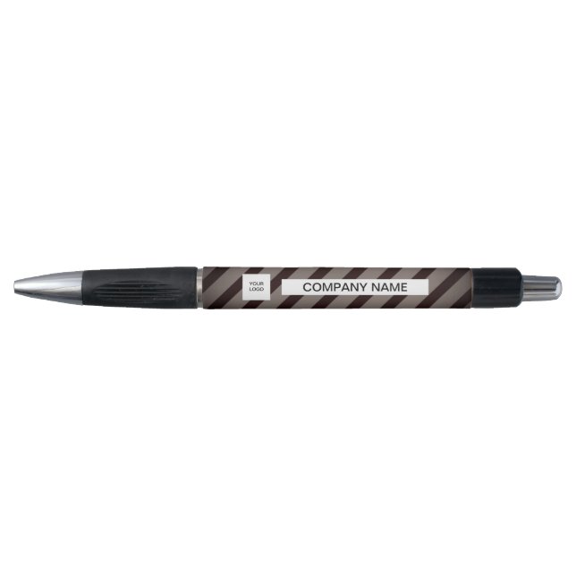 Stylo Logo noir et Brown entreprise Business Elegant Pe (Devant)