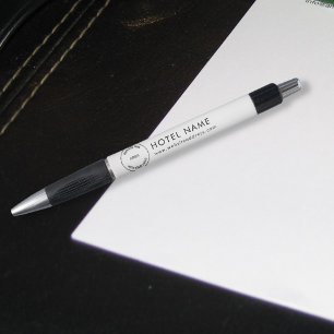 Stylo Logo Nom de l'hôtel Adresse du site Web
