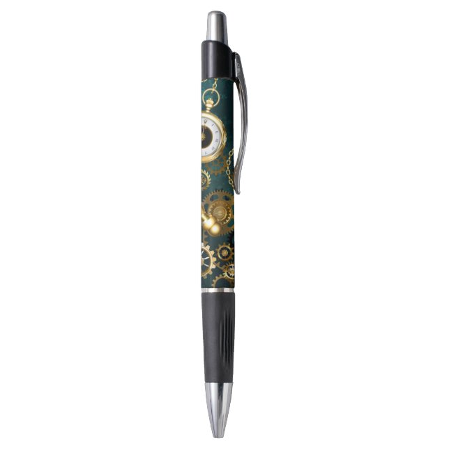Stylo Loupe en style Steampunk (Bas (Vertical))