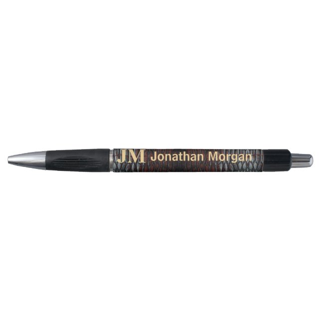 Stylo Luxury Executive Monogram Premium Leather  (Devant)