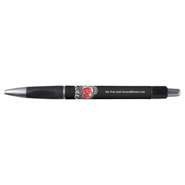 Stylo : Ma Vielle Reine (noire) (Devant)