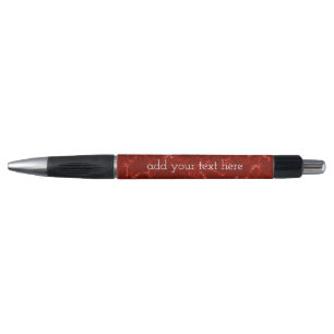 Stylo Marbre rouge aux veines blanches