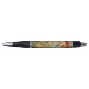 Stylo Marchands de voitures par Alphonse Mucha (1902) C