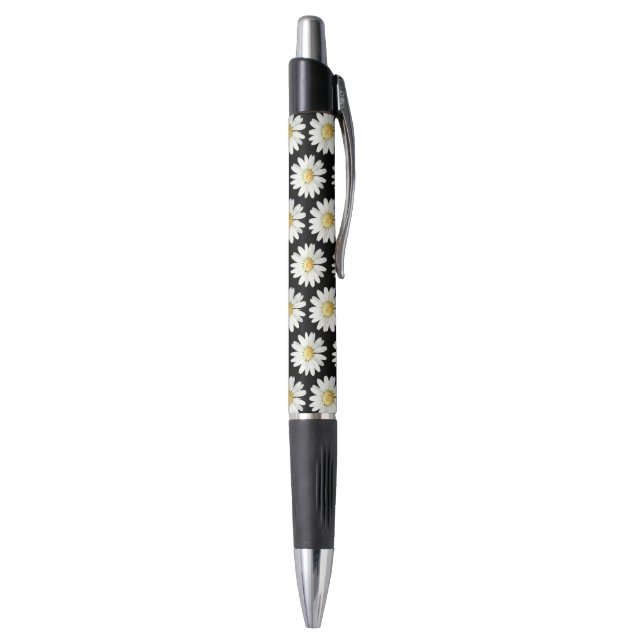Stylo Marguerites à points jaunes (Bas (Vertical))