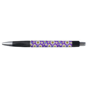 Stylo Marguerites et Feuilles