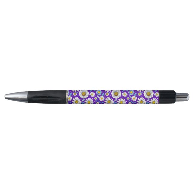 Stylo Marguerites et Feuilles (Devant)