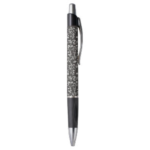 Stylo Mariage Abstrait Élégant Noir Blanc