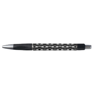 Stylo Mariage Blanc Gothique Scorpions Motif