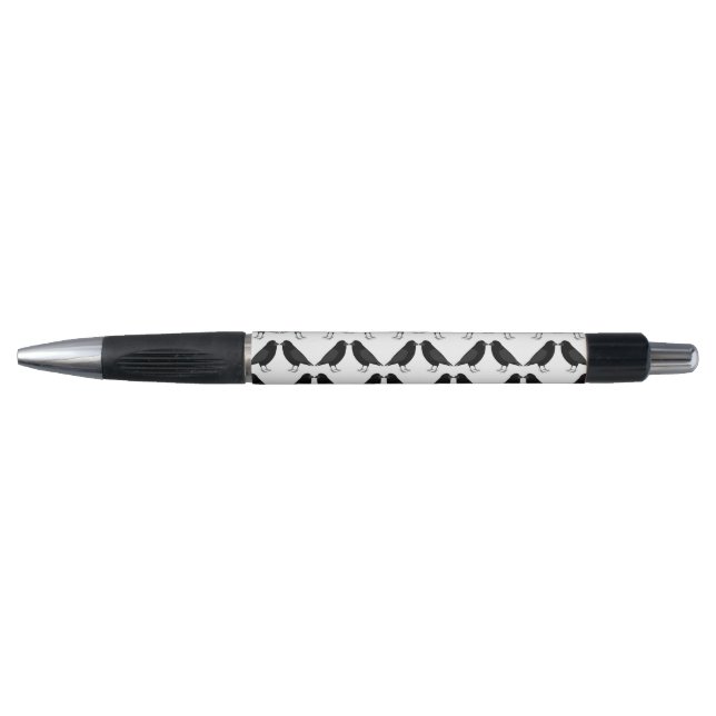Stylo Mariage gothique Bissing Ravens Motif (Devant)