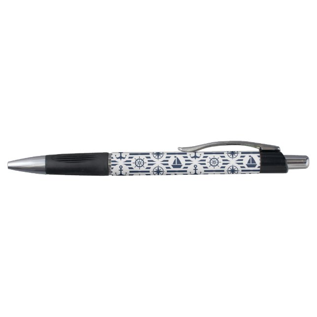 Stylo Maritime En Motif Bleu (Haut)
