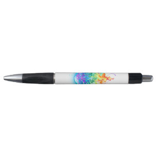 Stylo Méduse arc-en-ciel