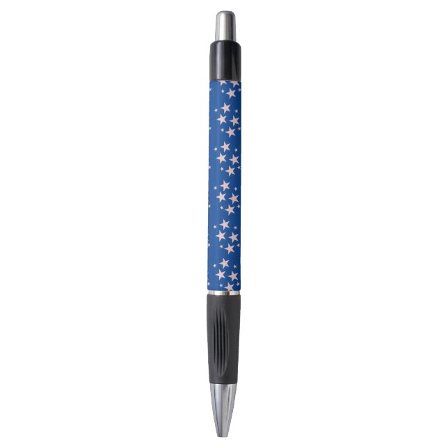 Stylo Mélange de confettis étoiles roses modernes (Devant (Vertical))