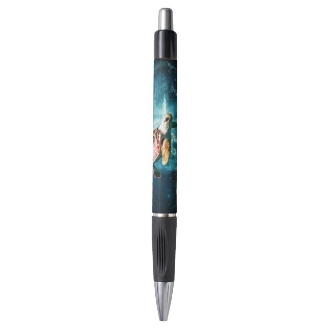 Stylo Mer merveilleuse de turquoise de la vie d'océan de (Devant (Vertical))