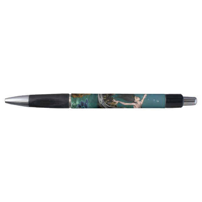 Stylo Merveilleuse sirène à vapeur (Devant)