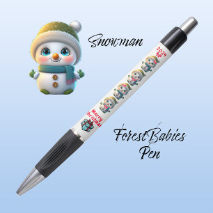 Stylo Mignonne bonhomme de neige de Noël, Graphique de f