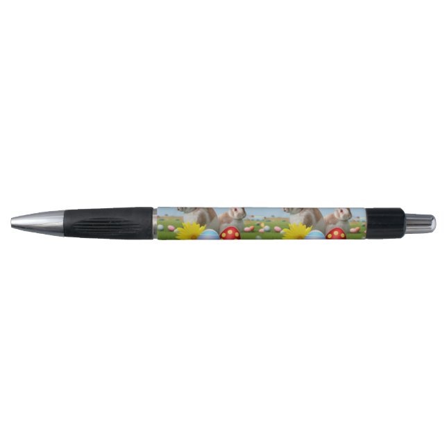 Stylo Mignonne lapin de Pâques pour une humeur positive (Devant)