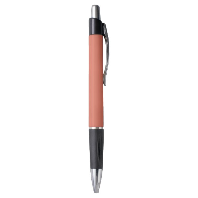 Stylo Minimalist Solid Color Pen - Terracotta (Bas (Vertical))