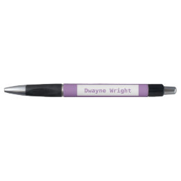Stylo Minimaliste violet pourpre et blanc