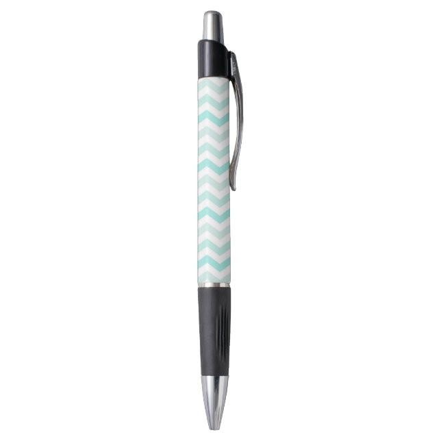 Stylo Mint Green Chevron Ombré Pen (Bas (Vertical))
