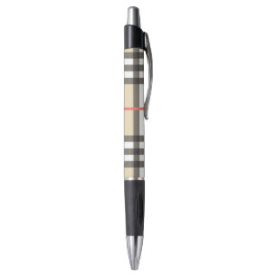 Stylo Mode géométrique écossaise motif
