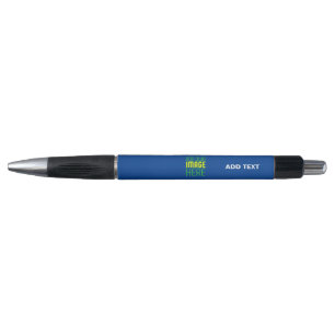 STYLO MODELE DE TEXTE D'IMAGE BLEU COBALT MODIFIABLE MOD