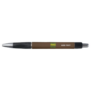 STYLO MODELE DE TEXTE D'IMAGE MARON SIMPLE ÉDITABLE MODE