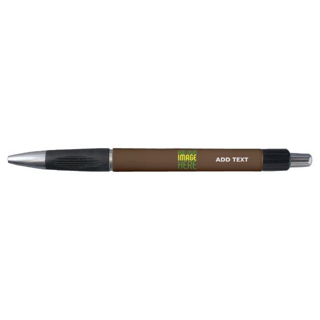 STYLO MODELE DE TEXTE D'IMAGE MARON SIMPLE ÉDITABLE MODE (Devant)