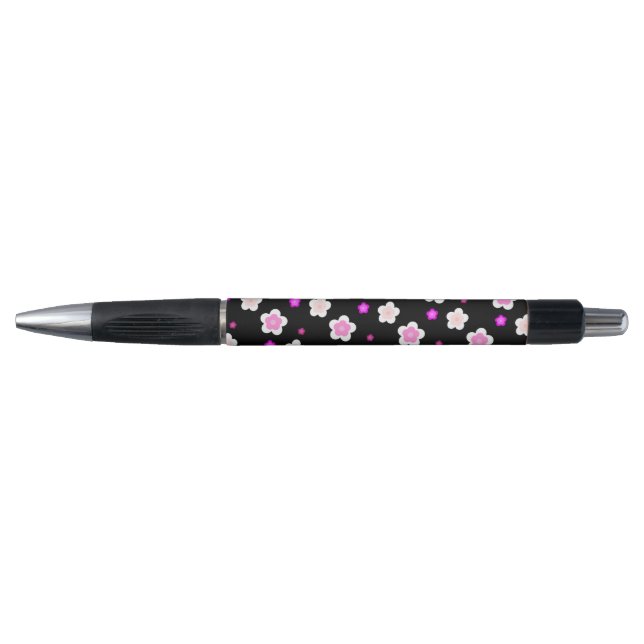 Stylo Moderne Spring aqua dégradé de la flore violette m (Devant)
