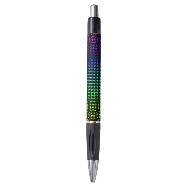 Stylo Moire Checkers par Kenneth Yoncich (Devant (Vertical))