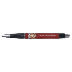 Stylo : Mon papa Mon Vieux Moi (rouge)