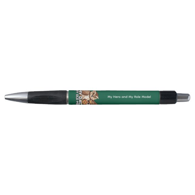 Stylo : Mon papa Mon Vieux Moi (vert) (Devant)