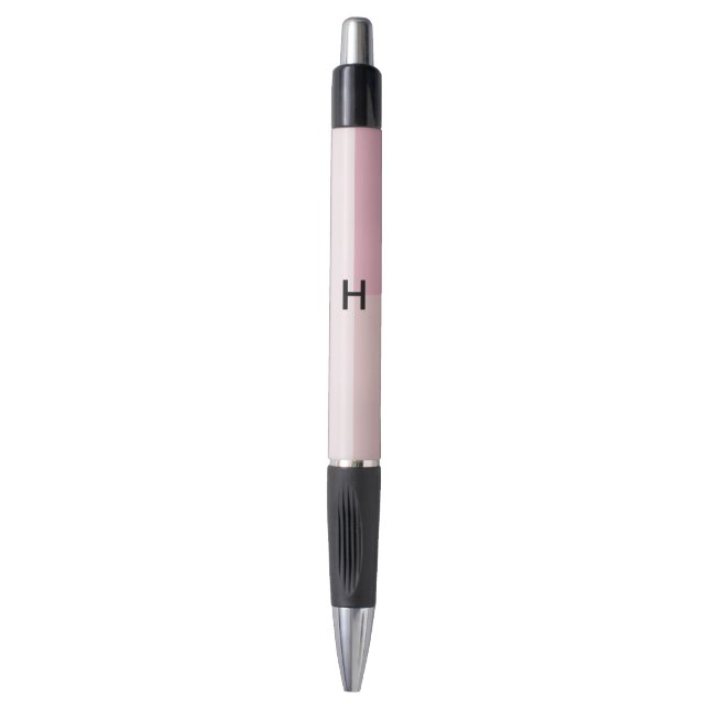 Stylo Monogramme Blush Pastel rose pâle (Devant (Vertical))