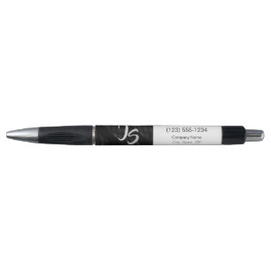 Stylo Monogramme d'argent personnel prospère