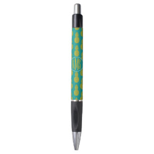 Stylo Monogramme du fruit tropical   d'ananas