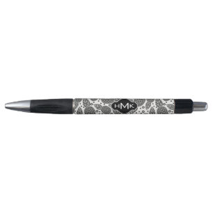 Stylo Monogramme monochrome des ananas