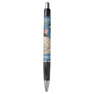 Stylo monogramme personnalisé Vintage voyage ESPAG