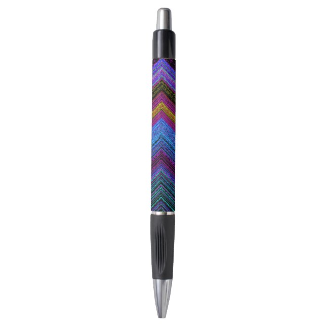 Stylo Montagne Bleue Électrique (Devant (Vertical))