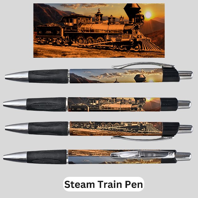 Stylo Moteur de train à vapeur vintage CPRR 229 (Créateur téléchargé)