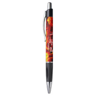 Stylo Moteur D'Incendie Dans La Peinture À Huile De Temp