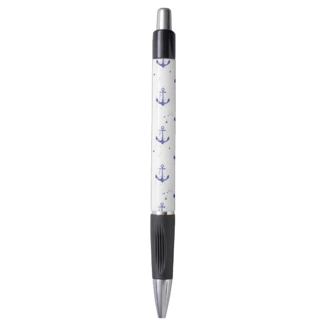 Stylo Motif 2 d'Ancre d'aquarelle (Devant (Vertical))